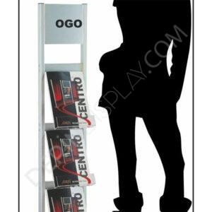 A4 BROŞÜR DERGİ STANDI BASAMAKLI - Görsel 6