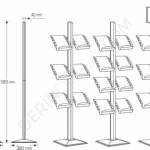 BROŞÜR STANDI - ALINLIKLI - Görsel 6
