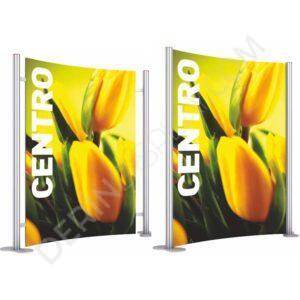 CENTRO STAND OVAL - 2 PANEL