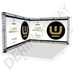 CROWN TRUSS STAND L TİPİ 4x4 M