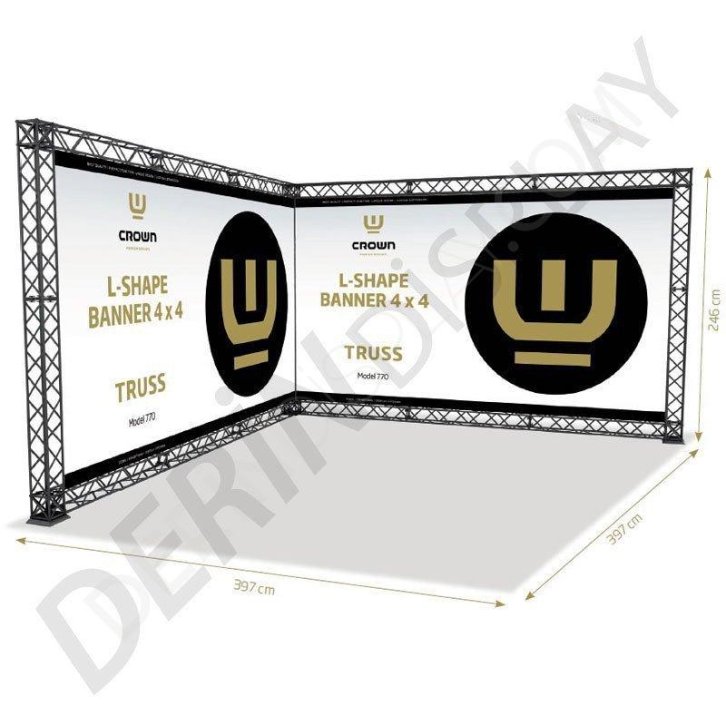 CROWN TRUSS STAND L TİPİ 4x4 M