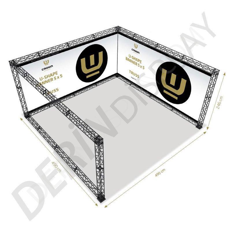 CROWN TRUSS STAND U TİPİ 5x5 M