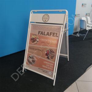 Demir A Kaldırım Panosu Afiş Çerçeveli - Alınlıklı - Görsel 3