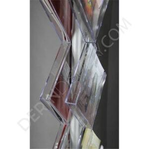 EĞİMLİ BROŞÜR STANDI 8xA4 - ALINLIKLI - Görsel 3