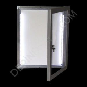 IŞIKLI İLAN DOLABI – MANYETİK ZEMİNLİ