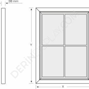 IŞIKLI İLAN DOLABI – MANYETİK ZEMİNLİ - Görsel 4