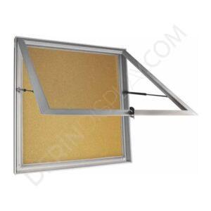 IŞIKLI MAKSİ İLAN DOLABI – MANTAR ZEMİNLİ