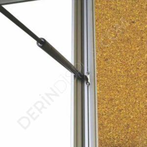 IŞIKLI MAKSİ İLAN DOLABI – MANTAR ZEMİNLİ - Görsel 4