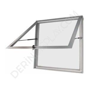 IŞIKLI MAKSİ İLAN DOLABI – MANYETİK ZEMİNLİ