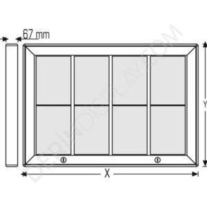 IŞIKLI MAKSİ İLAN DOLABI – MANYETİK ZEMİNLİ - Görsel 6