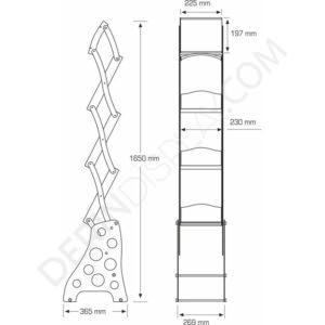 KATLANIR BROŞÜR STANDI - ALINLIKLI - Görsel 8