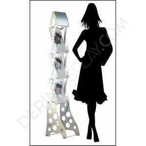 KATLANIR BROŞÜR STANDI - ALINLIKLI - Görsel 6