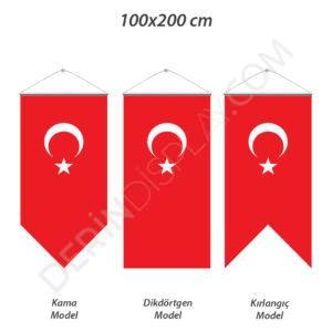 KIRLANGIÇ BAYRAK 100X200 CM