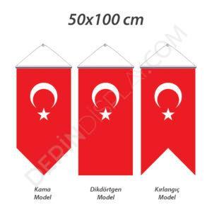 KIRLANGIÇ BAYRAK 50X100 CM