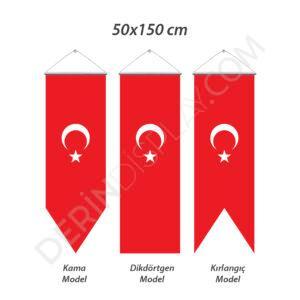 KIRLANGIÇ BAYRAK 50X150 CM