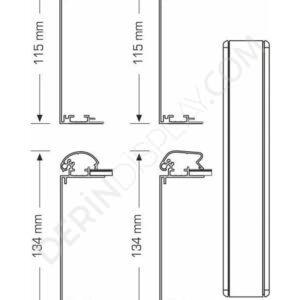 Klasik Işıklı Kutu - Çift Yön - Görsel 4