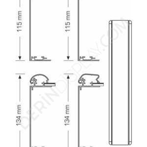 Klasik Işıklı Kutu - Tek Yön - Görsel 5