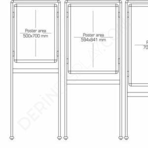 KLASİK POSTER PANO-ÇİFT YÖN - Görsel 9