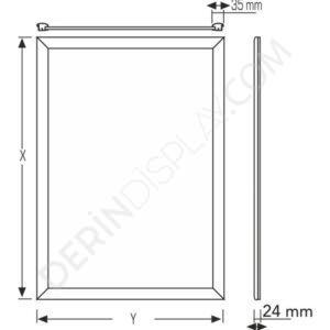 Led Çerçeve 35mm - Tek Yön - Görsel 5