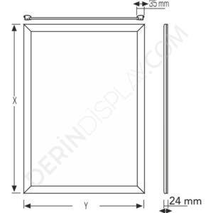 Led Çerçeve 35mm - Çift Yön - Görsel 4