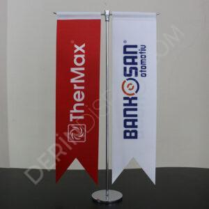 MASAÜSTÜ T MODEL BAYRAK - DÜZ VE KIRLANGIÇ
