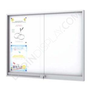 MİDİ SÜRGÜLÜ KAPAK İLAN DOLABI – MANYETİK ZEMİNLİ