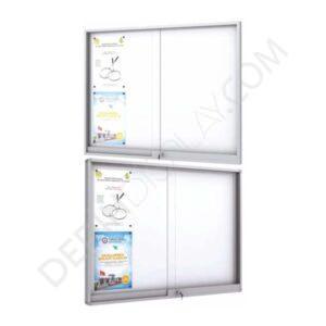 MİDİ SÜRGÜLÜ KAPAK İLAN DOLABI – MANYETİK ZEMİNLİ - Görsel 3