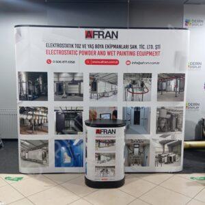 3x3 ÖRÜMCEK STAND DÜZ 3 PANEL - Görsel 3