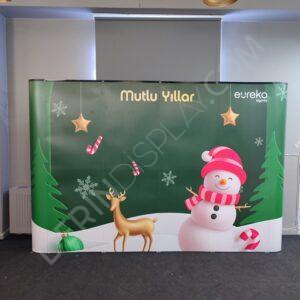 3x4 ÖRÜMCEK STAND DÜZ 4 PANEL - Görsel 4