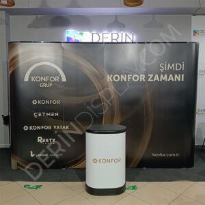 3x4 ÖRÜMCEK STAND DÜZ 4 PANEL - Görsel 3