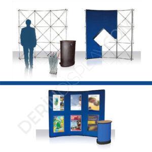 3x3 ÖRÜMCEK STAND OVAL 3 PANEL - Görsel 7