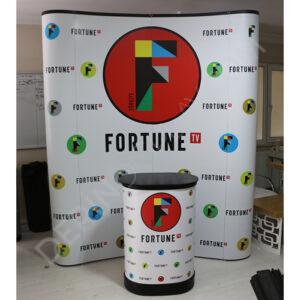 3x2 ÖRÜMCEK STAND OVAL 2 PANEL - Görsel 5