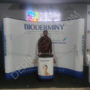 3x4 ÖRÜMCEK STAND OVAL 4 PANEL - Görsel 4