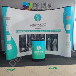 3x4 ÖRÜMCEK STAND OVAL 4 PANEL - Görsel 5