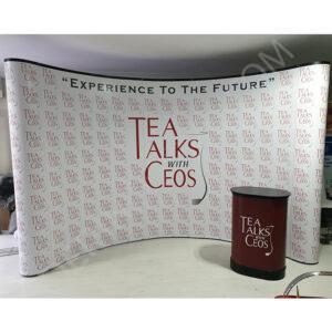 3x5 ÖRÜMCEK STAND OVAL 5 PANEL - Görsel 3