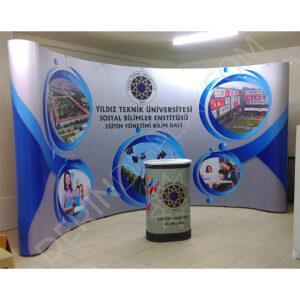 3x6 ÖRÜMCEK STAND OVAL 6 PANEL - Görsel 3