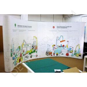 3x7 ÖRÜMCEK STAND OVAL 7 PANEL - Görsel 3