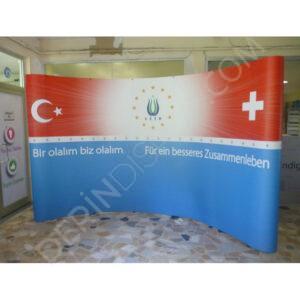 3x7 ÖRÜMCEK STAND OVAL 7 PANEL - Görsel 4