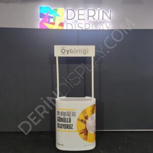 Oval Tanıtım Stand - Fasulye Stand - Görsel 6