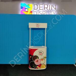 Oval Tanıtım Stand - Fasulye Stand - Görsel 8