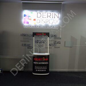 Oval Tanıtım Stand - Fasulye Stand - Görsel 7