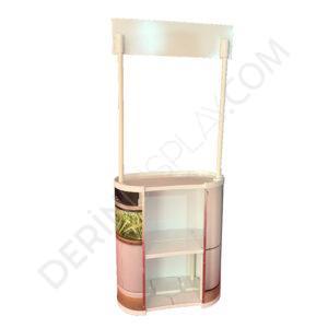 Oval Tanıtım Stand - Fasulye Stand - Görsel 3