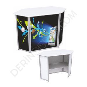 Panset Katlanır Fuar Masası Altıgen