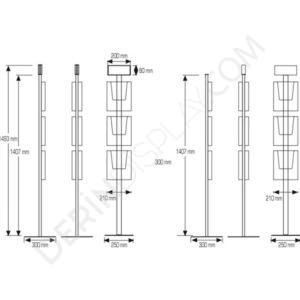PİRAMİT NEO BROŞÜR STANDI - Görsel 7