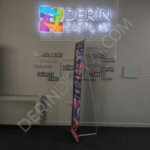 50x200 CM QUİCK BANNER (L BANNER) - Görsel 3