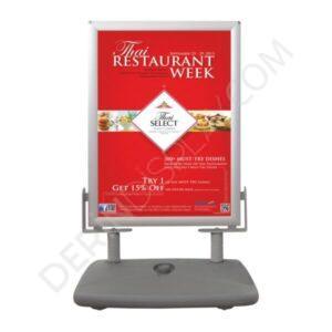 Su Depolu Poster Swing Kaldırım Panosu