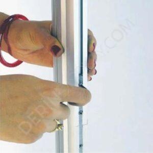 T AYAKLI İLAN DOLABI – MANYETİK ZEMİNLİ - Görsel 4