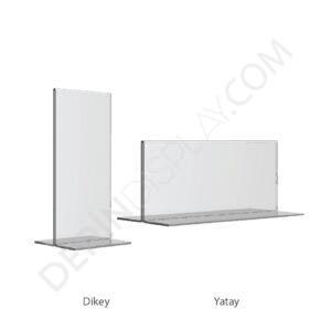 PLEKSİ T TİPİ FÖYLÜK 11X21 CM