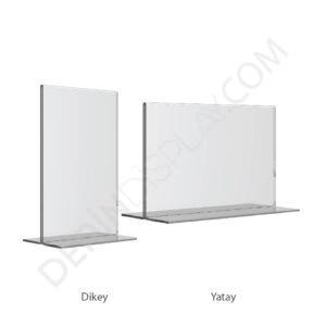 PLEKSİ T TİPİ FÖYLÜK 15X21 CM