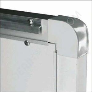 TEKERLEKLİ SÜRGÜLÜ KAPAK İLAN DOLABI – MANTAR ZEMİNLİ - Görsel 4